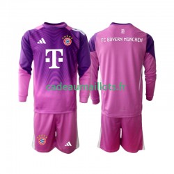 Bayern Munich Maillot avec flocage Gardien 4ème 2025-2026 ,Tenue Enfant ML