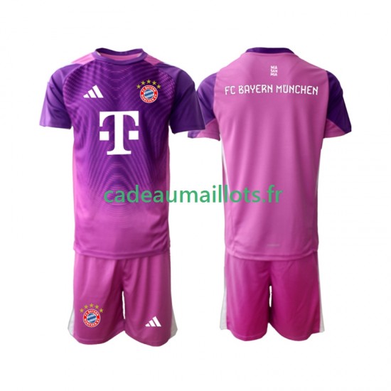 Bayern Munich Maillot avec flocage Gardien 4ème 2025-2026 ,Tenue Enfant MC