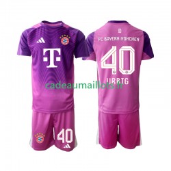 Bayern Munich Maillot avec flocage Jonas Urbig 40 Gardien 4ème 2025-2026 ,Tenue Enfant MC