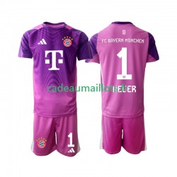 Bayern Munich Maillot avec flocage Manuel Neuer 1 Gardien 4ème 2025-2026 ,Tenue Enfant MC