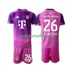 Bayern Munich Maillot avec flocage Sven Ulreich 26 Gardien 4ème 2025-2026 ,Tenue Enfant MC