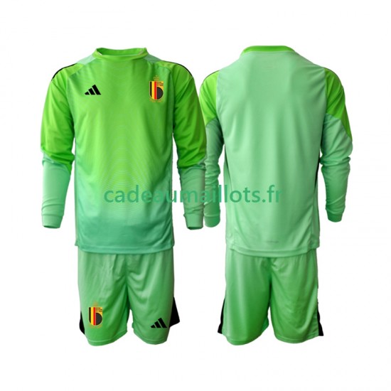 Belgique Maillot avec flocage Gardien Domicile 2025 ,Tenue Enfant ML