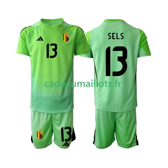 Belgique Maillot avec flocage Matz Sels 13 Gardien Domicile 2025 ,Tenue Enfant MC Belgique Maillot avec flocage Matz Sels 13 Gardien Domicile 2025 ,Tenue Enfant MC