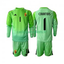 Belgique Maillot avec flocage Thibaut Courtoi 1 Gardien Domicile 2025 ,Tenue Enfant ML Belgique Maillot avec flocage Thibaut Courtoi 1 Gardien Domicile 2025 ,Tenue Enfant ML