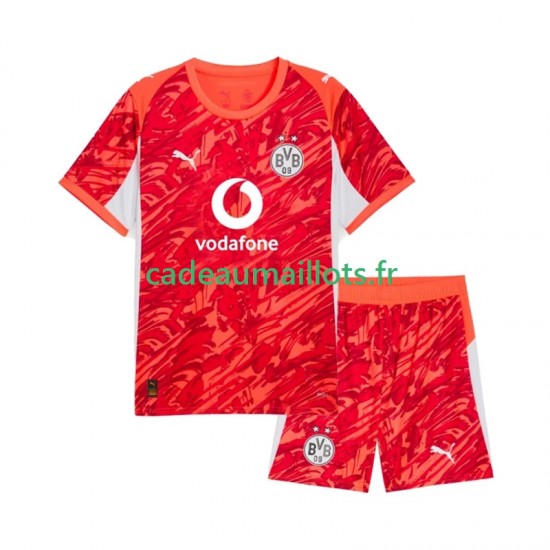 Borussia Dortmund Maillot avec flocage Gardien Extérieur 2025-2026 ,Tenue Enfant MC