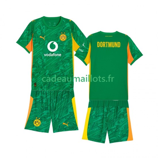 Borussia Dortmund Maillot avec flocage Gardien Domicile 2025-2026 ,Tenue Enfant MC Borussia Dortmund Maillot avec flocage Gardien Domicile 2025-2026 ,Tenue Enfant MC