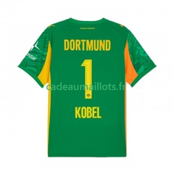 Borussia Dortmund Maillot avec flocage Gregor Kobel 1 Gardien Domicile 2025-2026 ,Homme MC