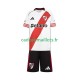 CA River Plate Maillot avec flocage Domicile 2025-2026 ,Tenue Enfant MC