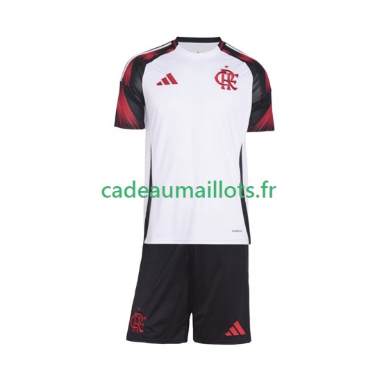 CR Flamengo Maillot avec flocage Extérieur 2025-2026 ,Tenue Enfant MC