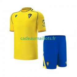 Cádiz CF Maillot avec flocage Domicile 2025-2026 ,Tenue Enfant MC