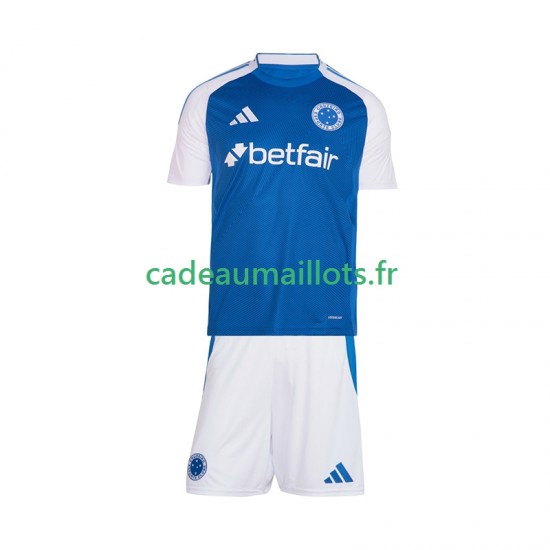 Cruzeiro Maillot avec flocage Domicile 2025-2026 ,Tenue Enfant MC