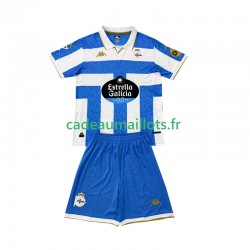 Maillot avec flocage Deportivo La Coruna Domicile 2025-2026 ,Tenue Enfant MC