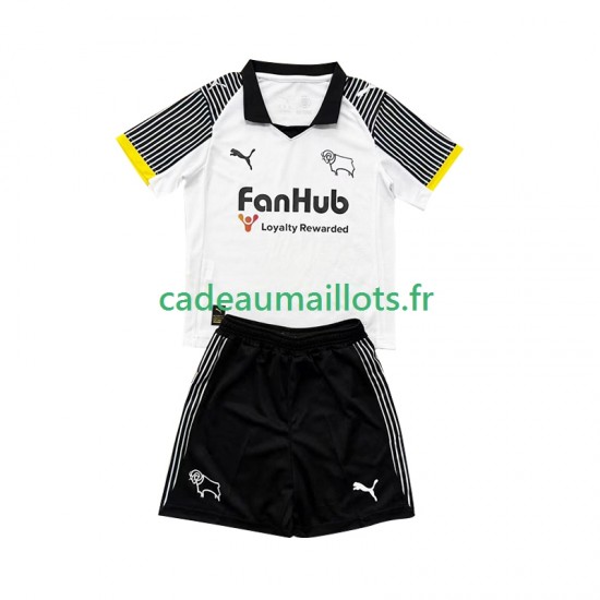 Maillot avec flocage Derby County Domicile 2025-2026 ,Tenue Enfant MC