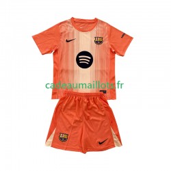 FC Barcelone Maillot avec flocage Gardien 4ème 2025-2026 ,Tenue Enfant MC