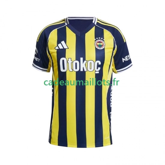 Maillot avec flocage Fenerbahce Domicile 2025-2026 ,Homme MC