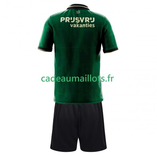 Feyenoord Rotterdam Maillot avec flocage 4ème 2025-2026 ,Tenue Enfant MC
