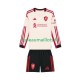 Liverpool Maillot avec flocage Extérieur 2025-2026 ,Tenue Enfant ML