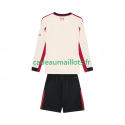 Liverpool Maillot avec flocage Extérieur 2025-2026 ,Tenue Enfant ML