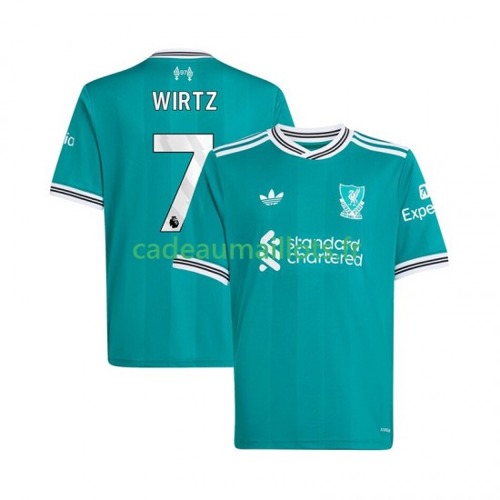 Liverpool Maillot avec flocage Florian Wirtz 7 3ème 2025-2026 ,Homme MC