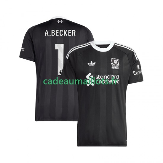 Liverpool Maillot avec flocage Alisson Becker 1 Gardien 4ème 2025-2026 ,Homme MC