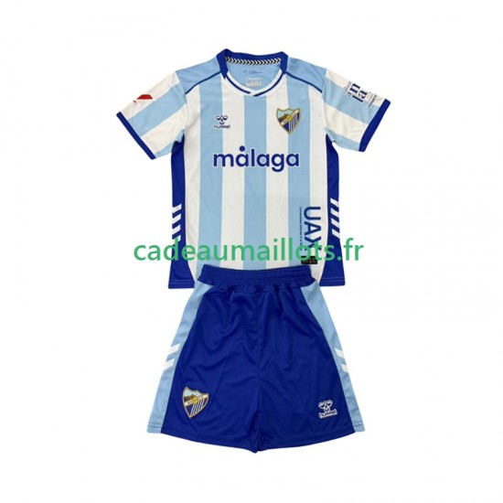 Málaga CF Maillot avec flocage Domicile 2025-2026 ,Tenue Enfant MC