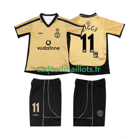 Manchester United Maillot avec flocage GIGGS 11 Anniversary 3ème 2011 2010 ,Tenue Enfant MC