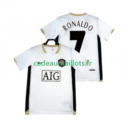Manchester United Maillot avec flocage RONALDO 7 Rétro Extérieur 2006-2007 ,Homme MC