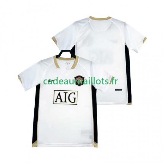 Manchester United Maillot avec flocage Rétro Extérieur 2006-2007 ,Homme MC