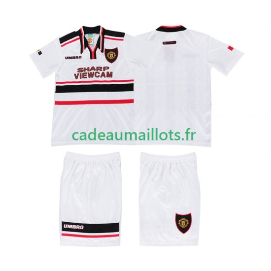 Manchester United Maillot avec flocage Rétro Extérieur 1988 ,Tenue Enfant MC
