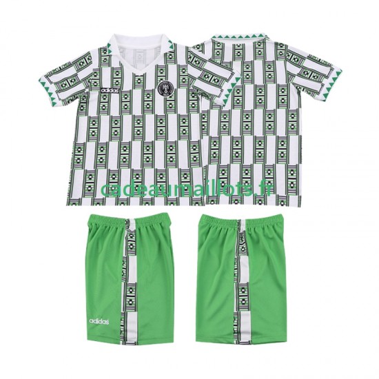 Nigeria Maillot avec flocage Rétro Extérieur 1994 ,Tenue Enfant MC