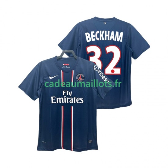 Paris Saint-Germain Maillot avec flocage BECKHAM 32 Rétro Domicile 2012 2013 ,Homme MC Paris Saint-Germain Maillot avec flocage BECKHAM 32 Rétro Domicile 2012 2013 ,Homme MC