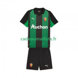 RC Lens Maillot avec flocage Extérieur 2025-2026 ,Tenue Enfant MC