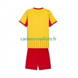 RC Lens Maillot avec flocage Domicile 2025-2026 ,Tenue Enfant MC