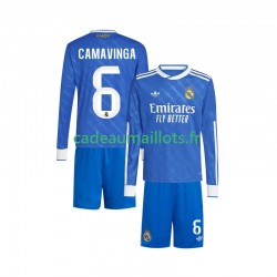 Real Madrid Maillot avec flocage Camavinga 6 3ème 2025-2026 ,Tenue Enfant ML