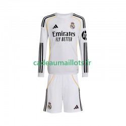 Real Madrid Maillot avec flocage Domicile 2025-2026 ,Tenue Enfant ML