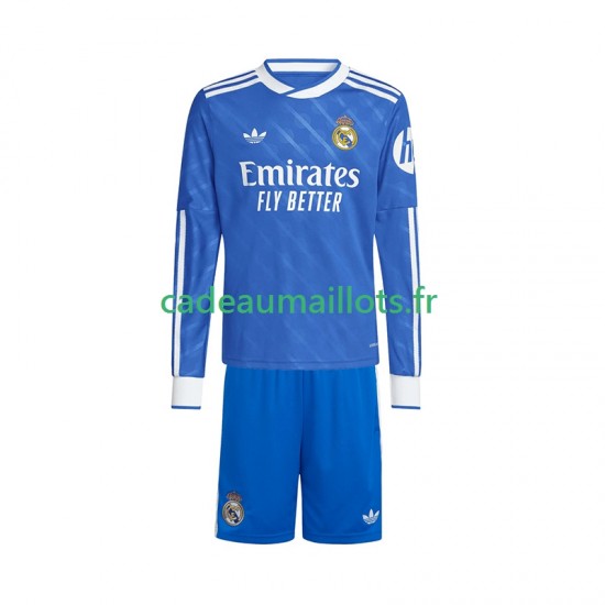 Real Madrid Maillot avec flocage 3ème 2025-2026 ,Tenue Enfant ML