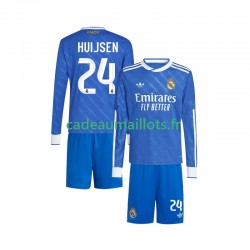 Real Madrid Maillot avec flocage Huijsen 24 3ème 2025-2026 ,Tenue Enfant ML