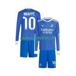 Real Madrid Maillot avec flocage Mbappé Kylian 10 3ème 2025-2026 ,Tenue Enfant ML