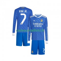Real Madrid Maillot avec flocage Vinicius Junior 7 3ème 2025-2026 ,Tenue Enfant ML