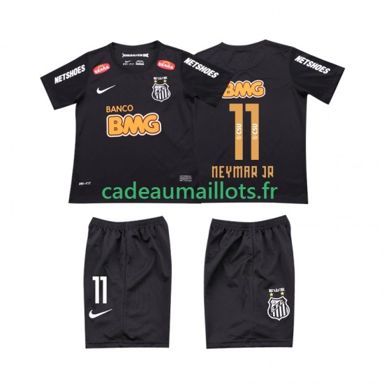 Santos FC Maillot avec flocage NEYMAR JR 11 Classic Rétro Extérieur 2012 2013 ,Tenue Enfant MC