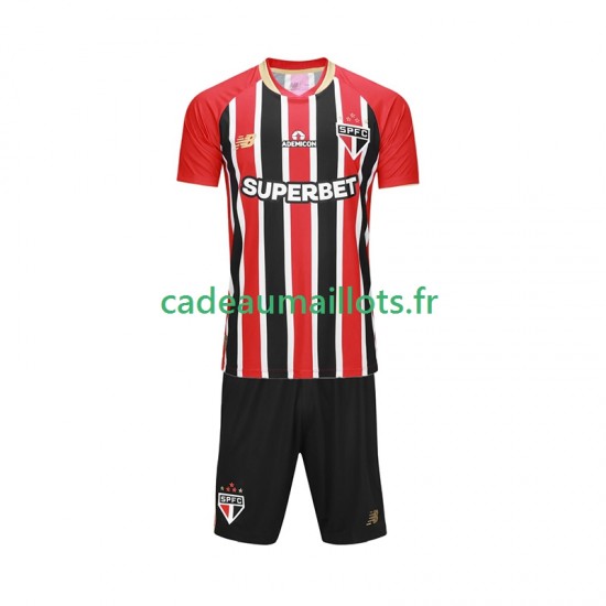 São Paulo Maillot avec flocage Extérieur 2025-2026 ,Tenue Enfant MC