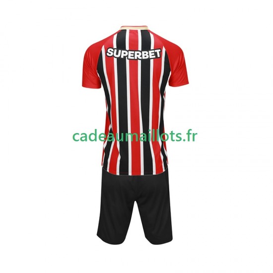 São Paulo Maillot avec flocage Extérieur 2025-2026 ,Tenue Enfant MC