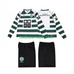 Sporting CP Maillot avec flocage Rétro Domicile 2011 2008 ,Tenue Enfant ML