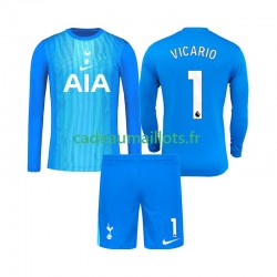 Tottenham Hotspur Maillot avec flocage Guglielmo Vicario 1 Gardien Extérieur 2025-2026 ,Tenue Enfant ML