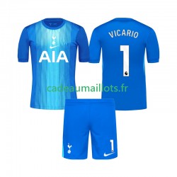 Tottenham Hotspur Maillot avec flocage Guglielmo Vicario 1 Gardien Extérieur 2025-2026 ,Tenue Enfant MC