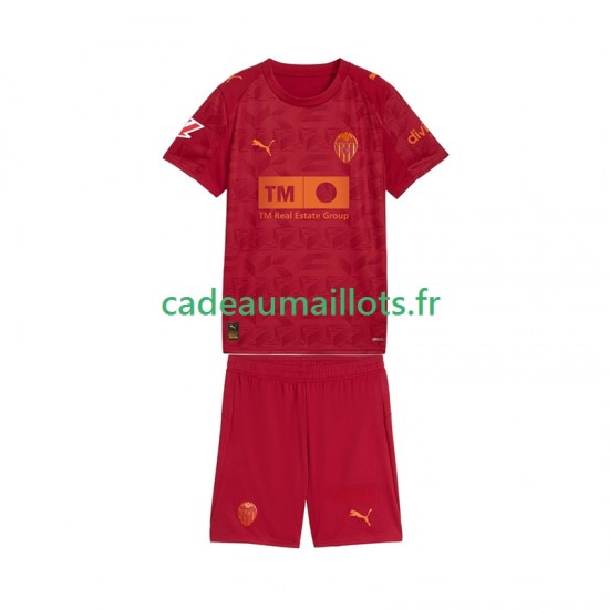 Valence CF Maillot avec flocage Extérieur 2025-2026 ,Tenue Enfant MC