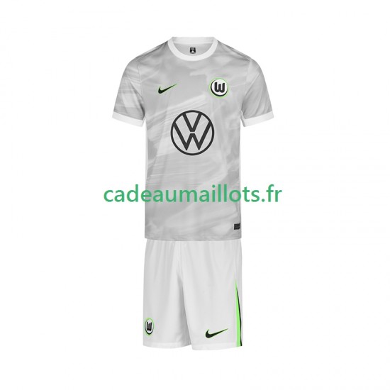 VfL Wolfsburg Maillot avec flocage Extérieur 2025-2026 ,Tenue Enfant MC