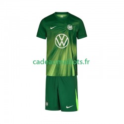 VfL Wolfsburg Maillot avec flocage Domicile 2025-2026 ,Tenue Enfant MC