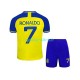 Maillot avec flocage Al-Nassr Ronaldo 7 Domicile 2022-2023 ,Tenue Enfant MC