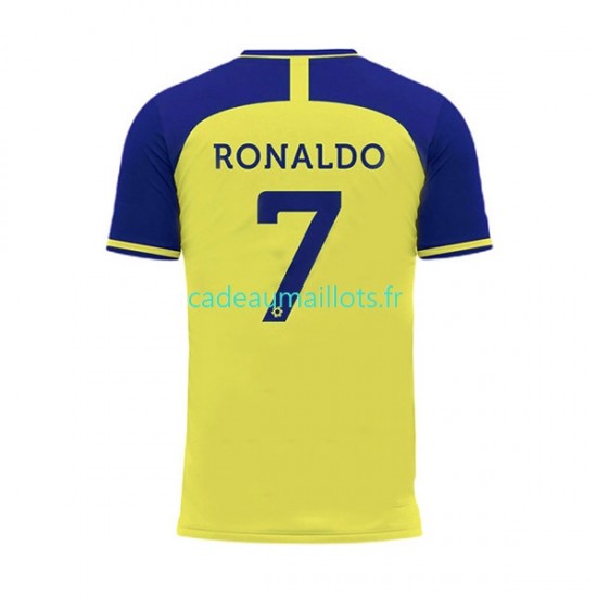 Maillot avec flocage Al-Nassr Ronaldo 7 Domicile 2022-2023 ,Homme MC